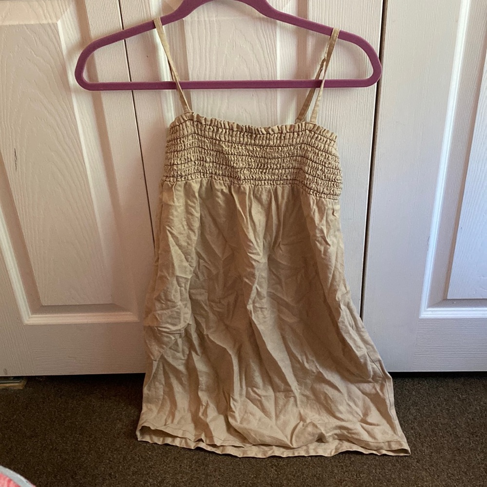 A beige sun dress